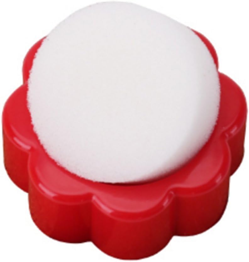 Wentoenapp 2Pcs Counting Sponge Flower Shape Sponge Finger Wet for Counting Cash Money for Office Bank Office and School Supplies, Finger Moisteners - Image 2